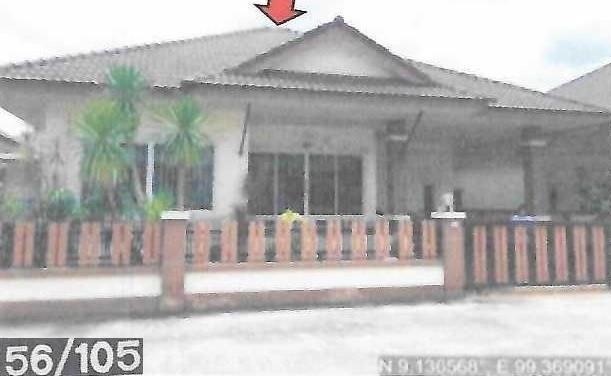 บ้านเดี่ยวหลุดจำนอง ธ.ธนาคารอาคารสงเคราะห์ สุราษฎร์ธานี เมืองสุราษฎร์ธานี มะขามเตี้ย