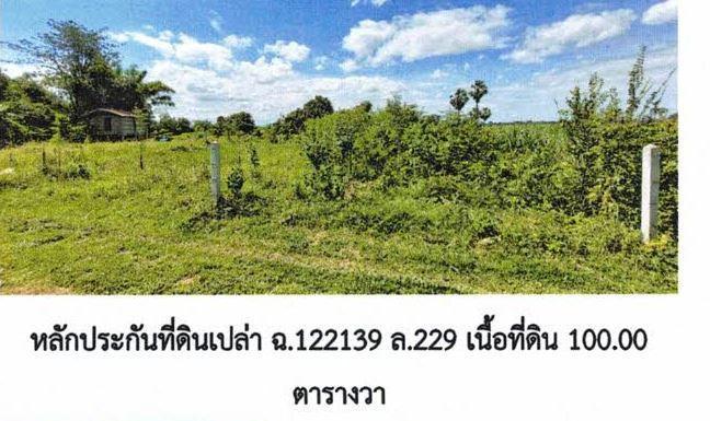 ที่ดินหลุดจำนอง ธ.ธนาคารอาคารสงเคราะห์ ชัยภูมิ เมืองชัยภูมิ ในเมือง