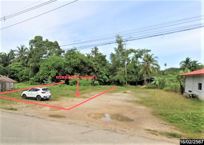 ที่ดินว่างเปล่าหลุดจำนอง ธ.ธนาคารกสิกรไทย ตรัง ห้วยยอด เขากอบ